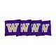 preview thumbnail 1 of 1, Washington Huskies Purple Cornhole Bags All-Weather Resin Filled
