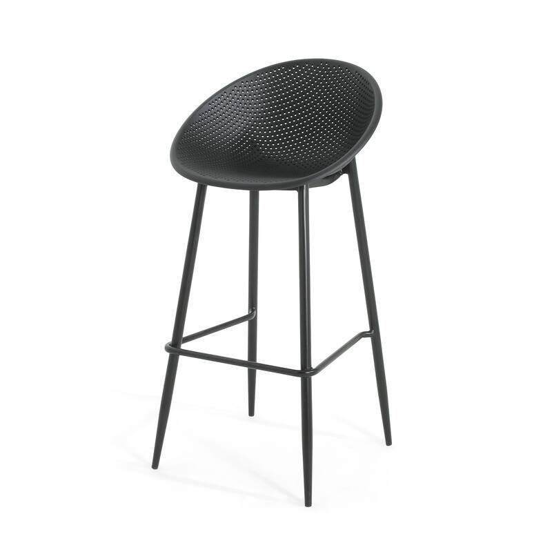 Gable Outdoor/Indoor Modern 26-inch Height Barstools (Set of 2) by Christopher Knight Home