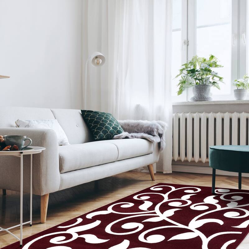 SUSSEXHOME Area Rugs Modern Design for Living Room
