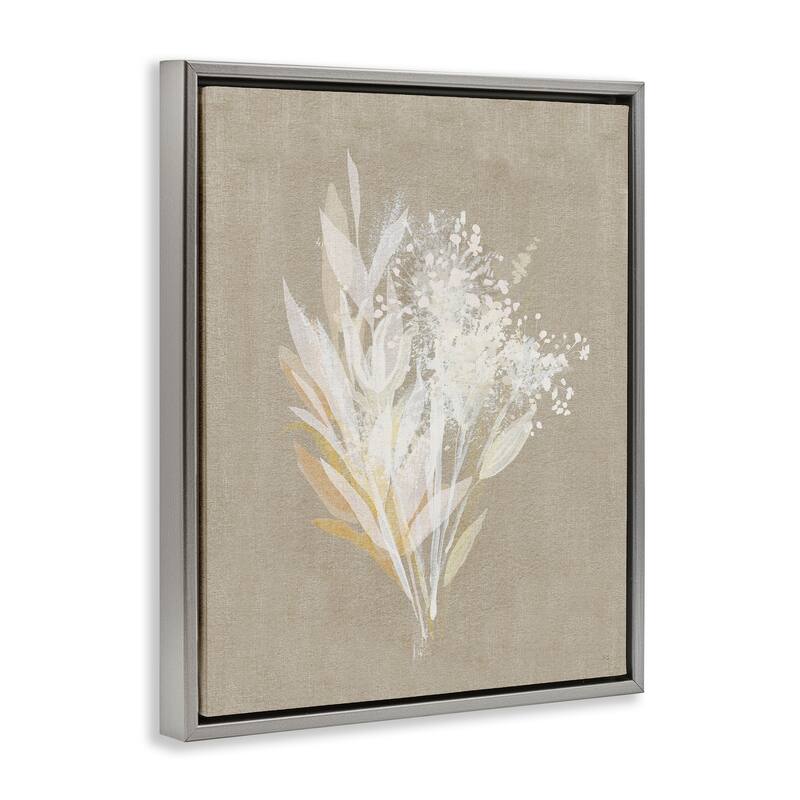 Stupell Natural Herb Impression Framed Floater Canvas Wall Art Design By Susan Jill