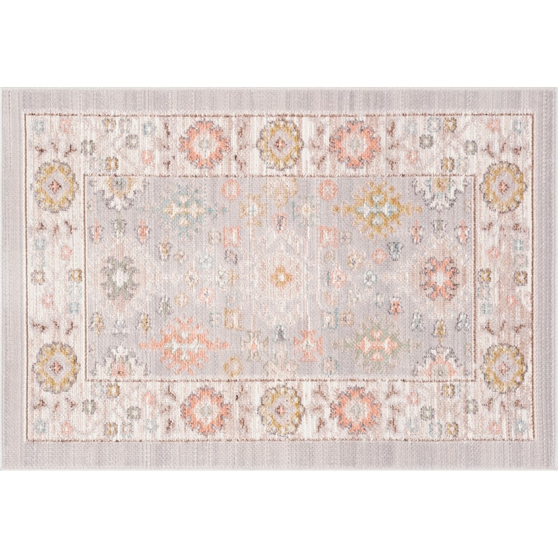 Crosswood Ellen Traditional Floral Indoor Polyester Area Rug