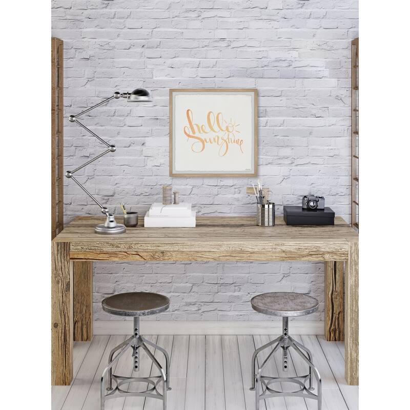 Hello Sunshine II Framed Wall Art, Elegant Home Touch - Sophisticated Artwork for Refined Décor