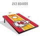 preview thumbnail 2 of 5, Kansas City Chiefs NFL Compact 2x3 Tailgate Cornhole Board Set