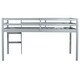 preview thumbnail 10 of 45, Wooden Low Height Twin Size Loft Bed with Ladder,Strengthened Slats