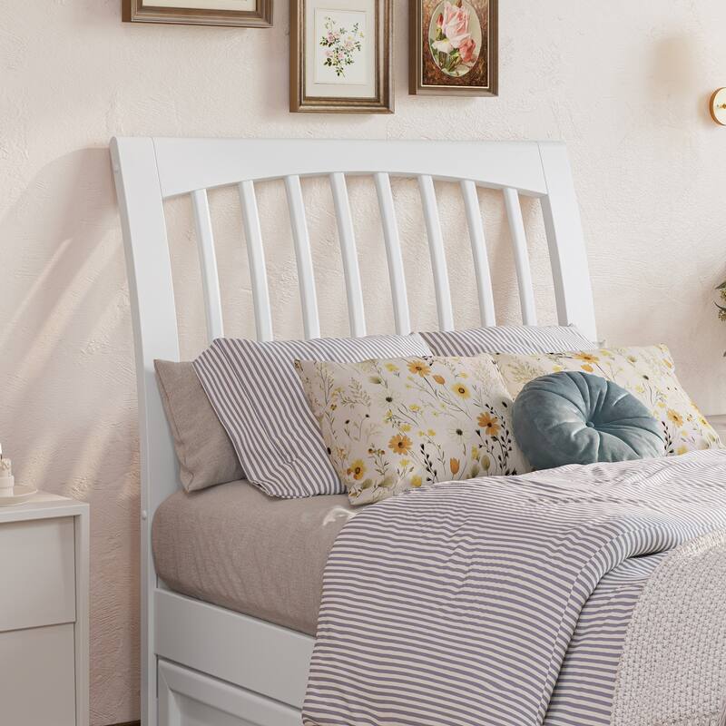 Roslyn Platform Bed with Panel Footboard and Storage Drawers