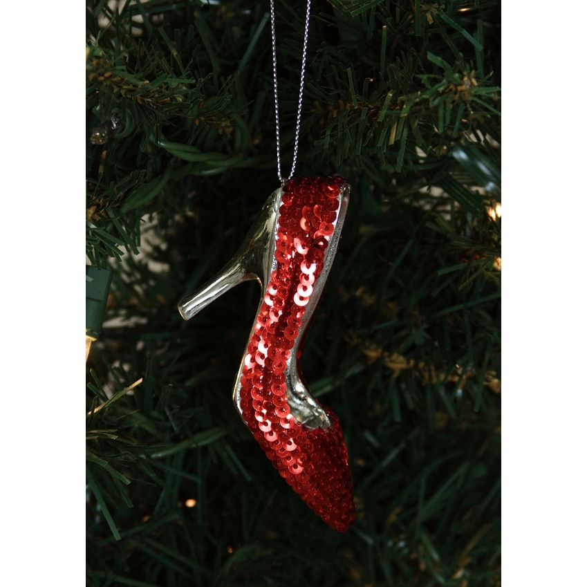 Unbranded | Holiday | Green Glitter High Heel Shoe Christmas Ornament  Holiday Decor | Poshmark
