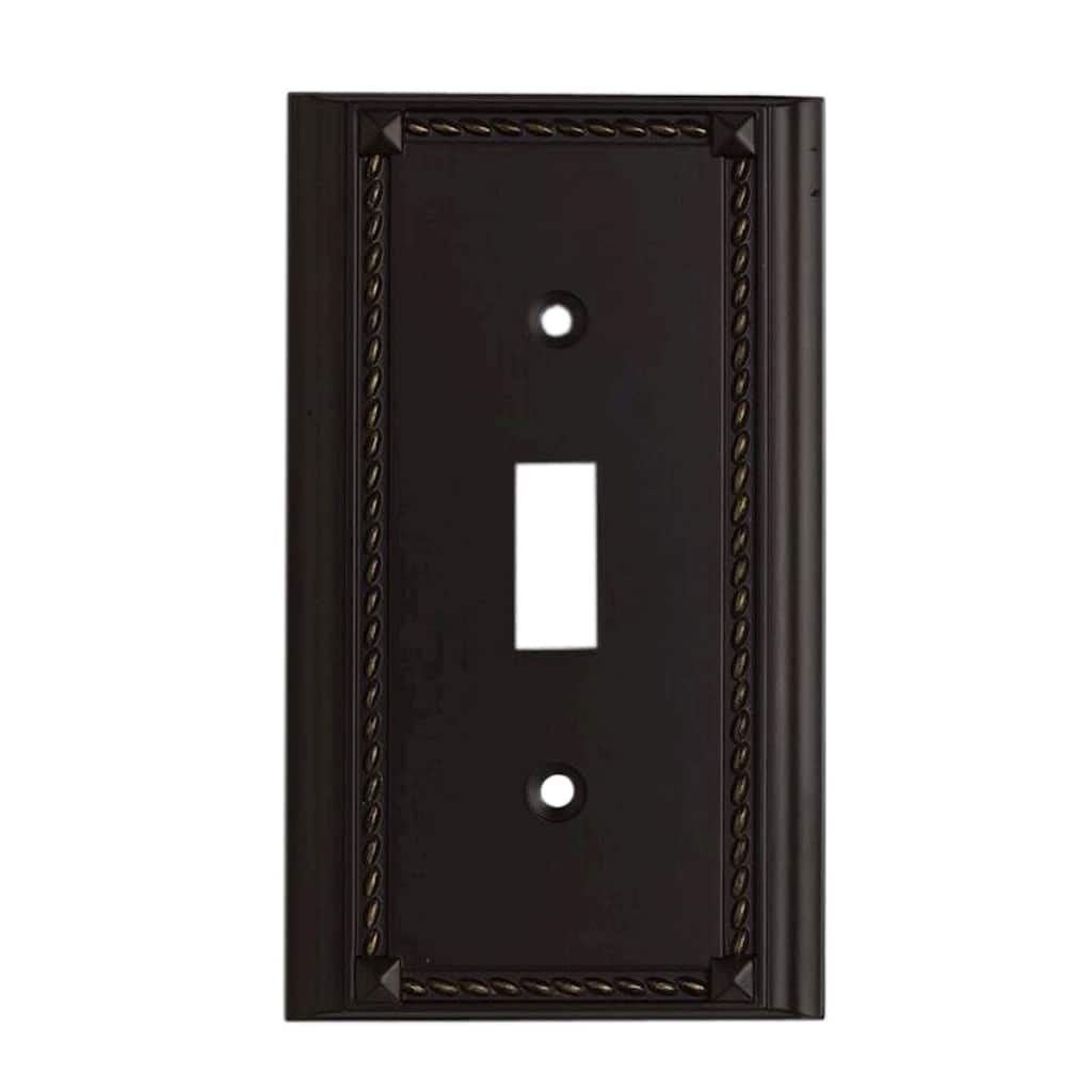 Elk Home Clickplates Aged Bronze Metal 2 Inch Wide Clickplate