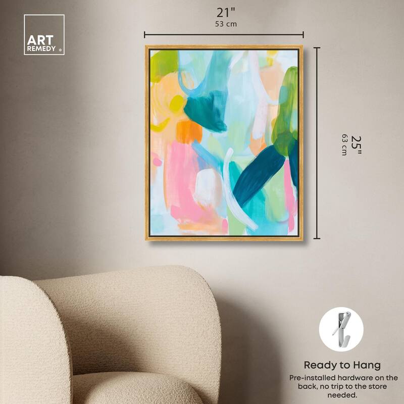 Layered Lush II Canvas by Art Remedy