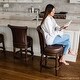 preview thumbnail 56 of 110, Maven Lane 31" Pullman Swivel Bar Height Kitchen Stool