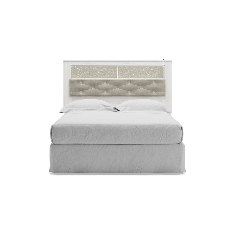 Signature Design by Ashley Altyra White Upholstered Panel Headboard