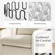 preview thumbnail 14 of 13, Abeline 32.75"W Coastal-Style Upholstered Armchair with Solid Wood Legs and Cushions Set of 2 by HULALA HOME