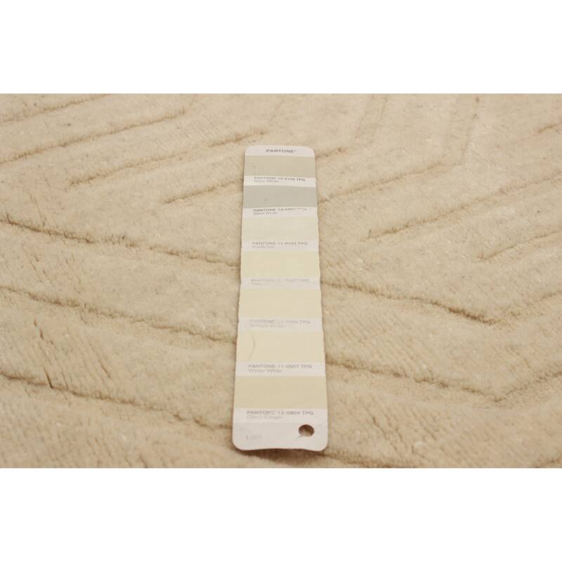 Kashkuli Gabbeh Cream Rug 4'0" x 4'0" - 4'0 x 4'0