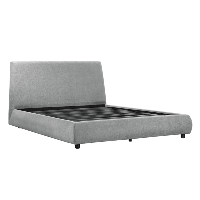 Riverton Chenille Upholstered Platform Bed, Full