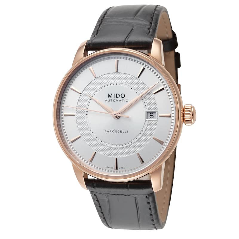 Mido Men's Baroncelli II 39mm Automatic Watch M0374073603101 - Silver - N/A