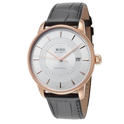 Mido Men's Baroncelli II 39mm Automatic Watch M0374073603101 - Silver - N/A