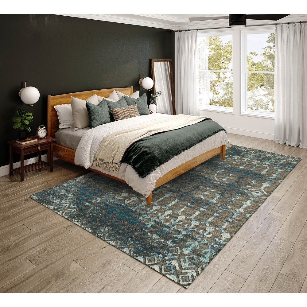 Indoor/ Outdoor Addison Bravado Morroccan Washable Area Rug