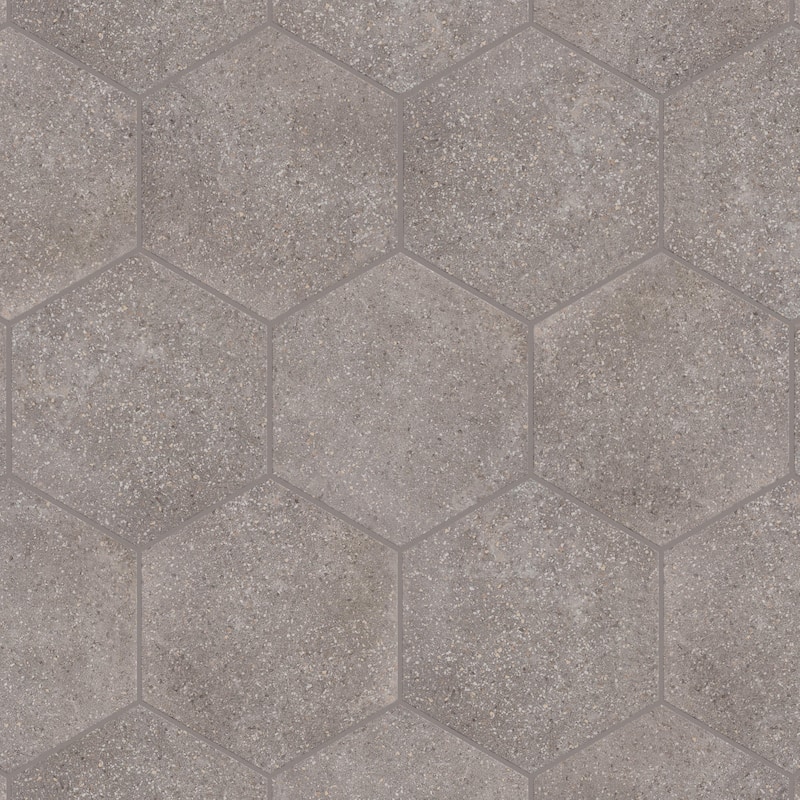 Merola Tile Palazzo Hex Nuvola 14-1/8" x 16-1/4" Porcelain Floor and Wall Tile