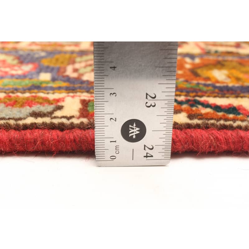 ECARPETGALLERY Hand-knotted Antalya Vintage Red Wool Rug - 4'9 x 6'6