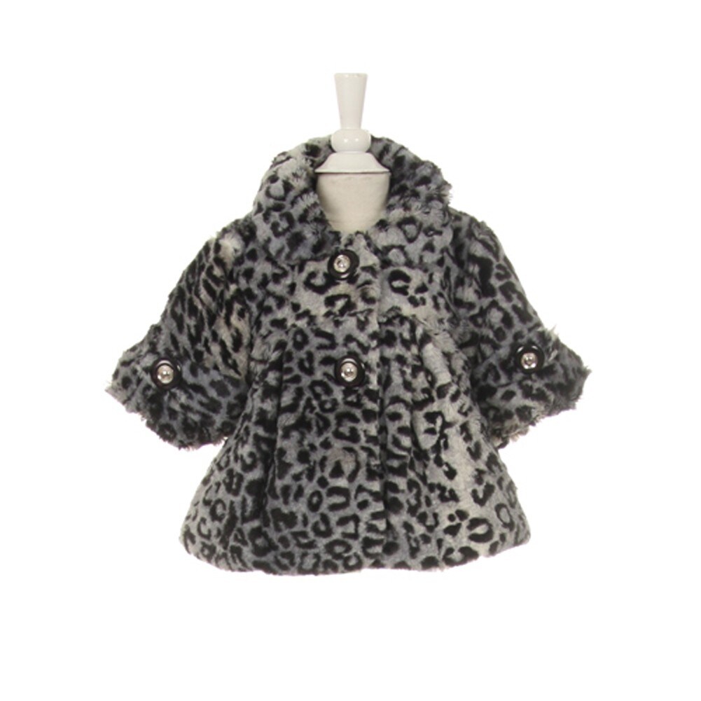 little girls black coat