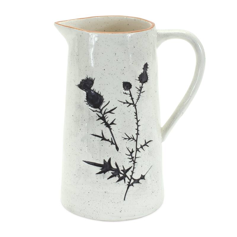 Ceramic Pitcher Vase (Set of 2)