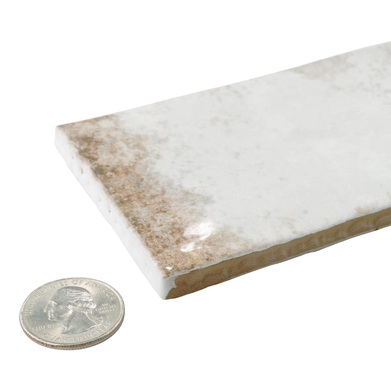 Merola Tile Biarritz Beige 3" x 12" Ceramic Wall Tile