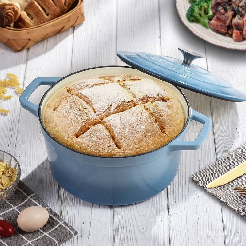 vancasso 5 Qt. Enemaled Cast Iron Dutch Oven