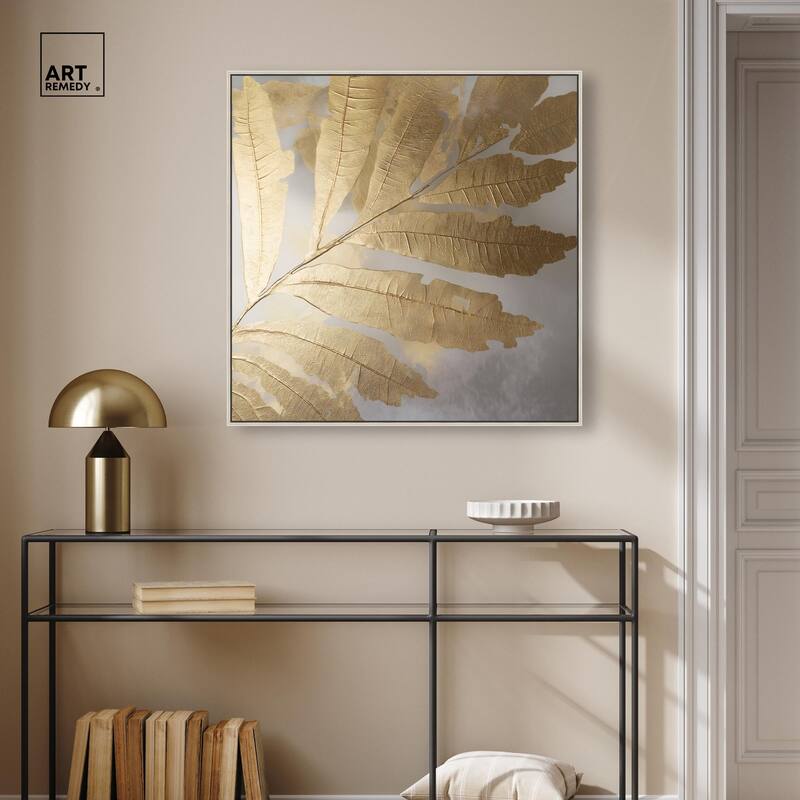 Golden Canopy (I) Canvas by Art Remedy