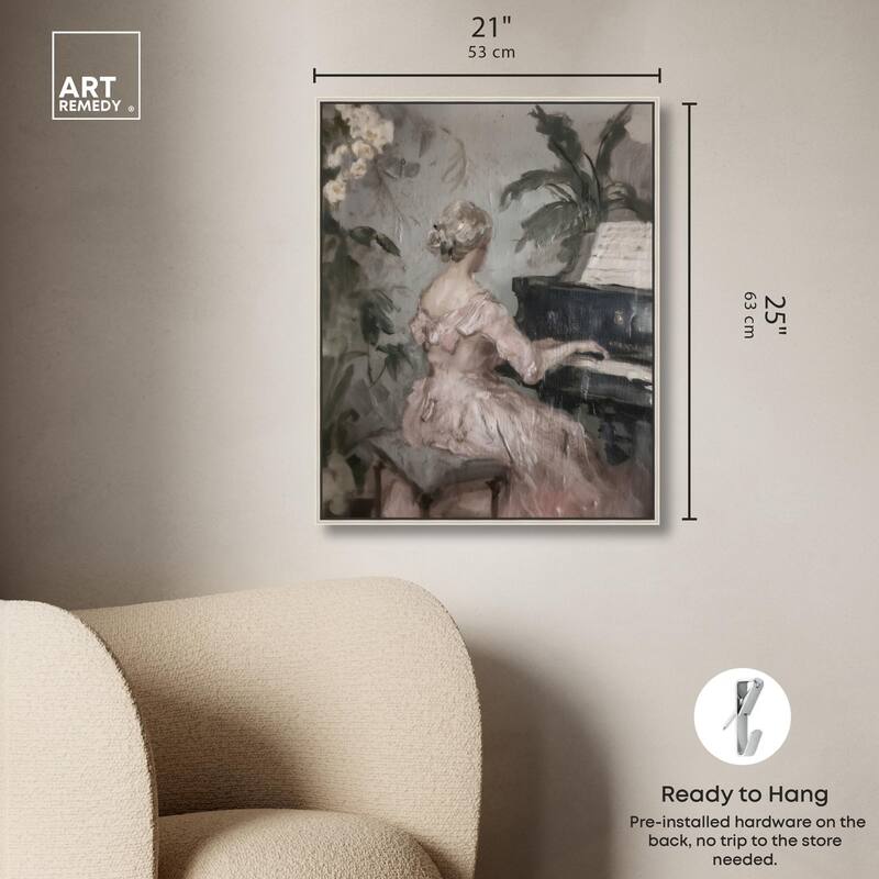 Soft Music Canvas by Art Remedy