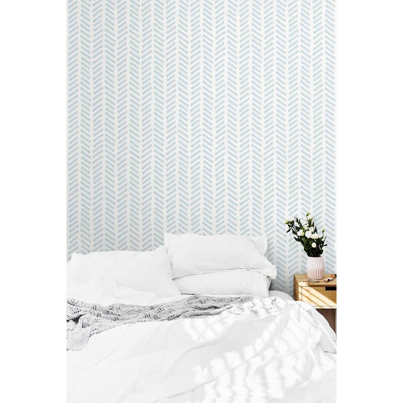 NextWall Mod Chevron Peel and Stick Wallpaper