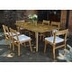 preview thumbnail 7 of 12, ROSSIO - Tempur Outdoor 7 Piece Retractable Teak Dining Set