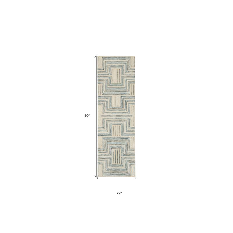 Dugap Power Loomed Geometric Modern Soft Area Rug By HomeRoots