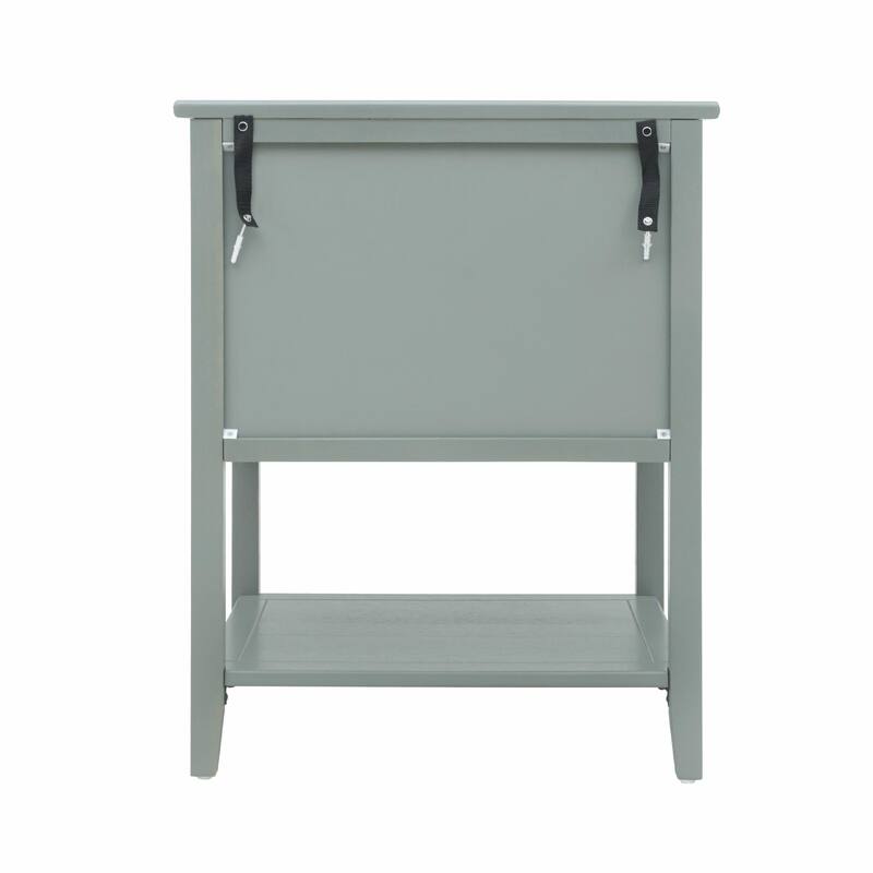 2-Drawer American Style Bedroom Side Table