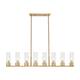 Option Striped Clear / Brushed Brass