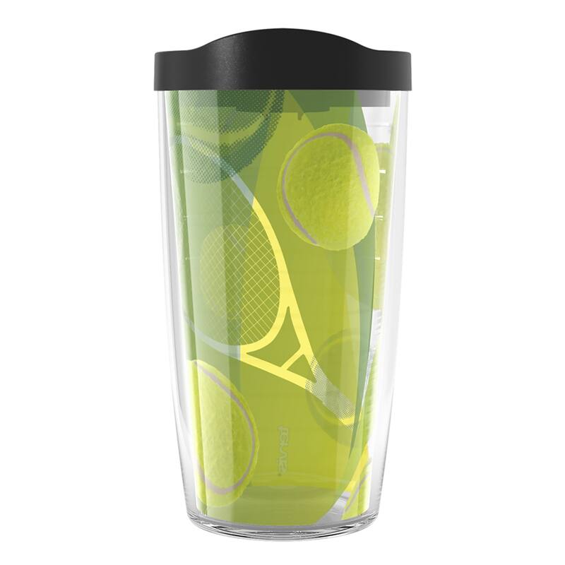 Tervis Tennis Balls Made in USA Double Walled Insulated Travel Tumbler, Classic - 16oz - 16oz