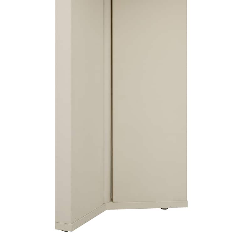 Roomfitters Modern Entryway Console Table, Rectangular Pine Veneer Sofa Table with Geometric Legs