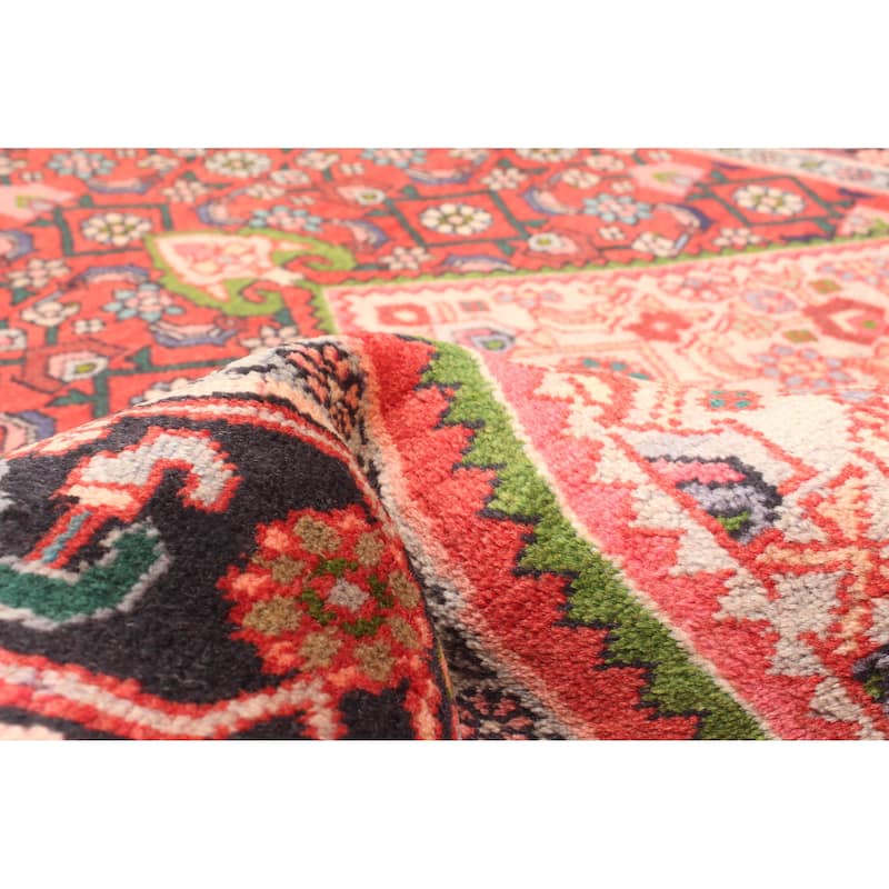 ECARPETGALLERY Hand-knotted Andelz Red Wool Rug - 4'4 x 7'10