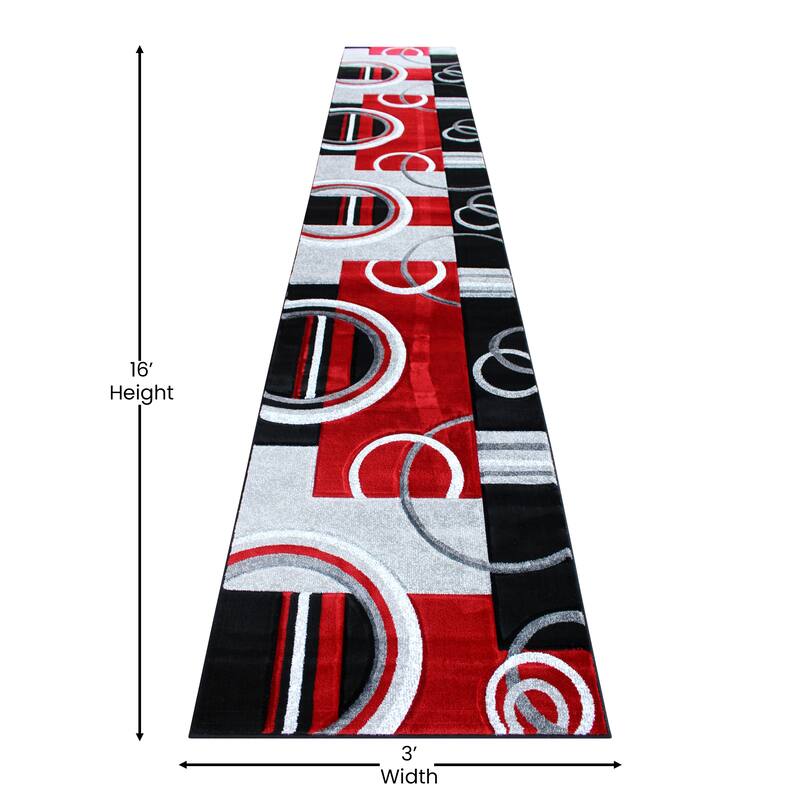 Modern Geometric Design Abstract Area Rug
