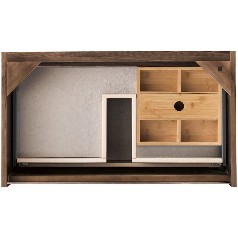 James Martin Vanities 805-V31.5-MB-GW Mantova 32" Single Basin Poplar