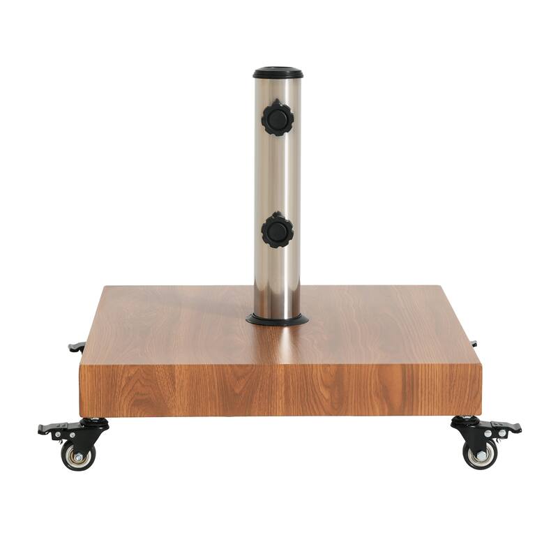 Christopher Knight Home - Malibu Modern Square Outdoor Umbrella Base with Wheels