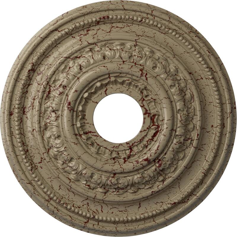 17 5/8"OD X 3 5/8"ID X 1 7/8"P Orleans Ceiling Medallion