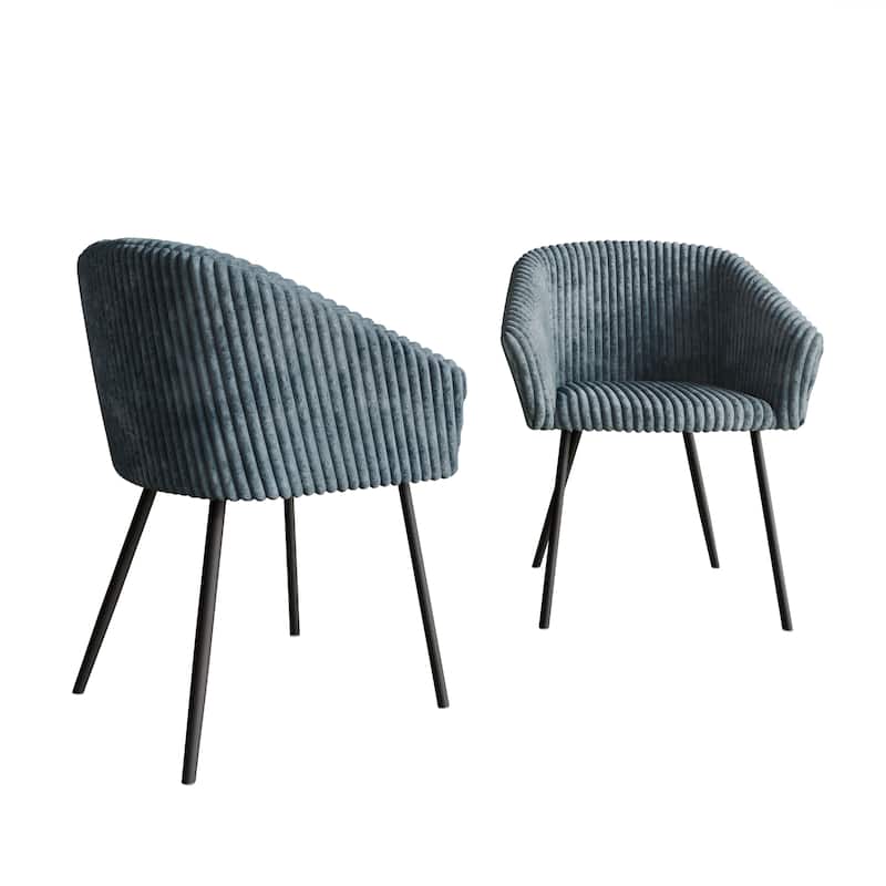 CraftPorch Minimalist 2-Piece Dining Chair - Light Blue