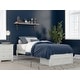 preview thumbnail 21 of 74, Colorado Platform Bed with Foot Drawer White - Twin XL