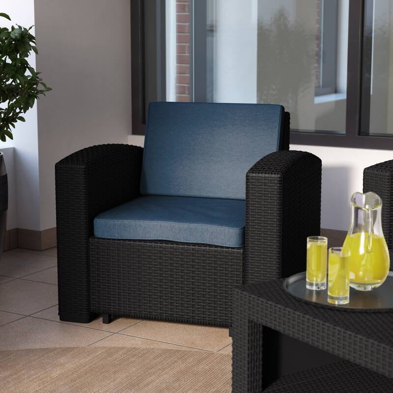 CorLiving Outdoor Resin Patio Chair