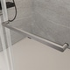 Sliding Frameless Soft-Close Shower Door with Thick Tampered Glass ...