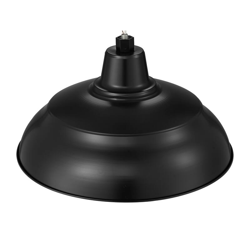 Millennium Lighting R Series 17" Metal Stem Hung Indoor/ Outdoor Warehouse Shade