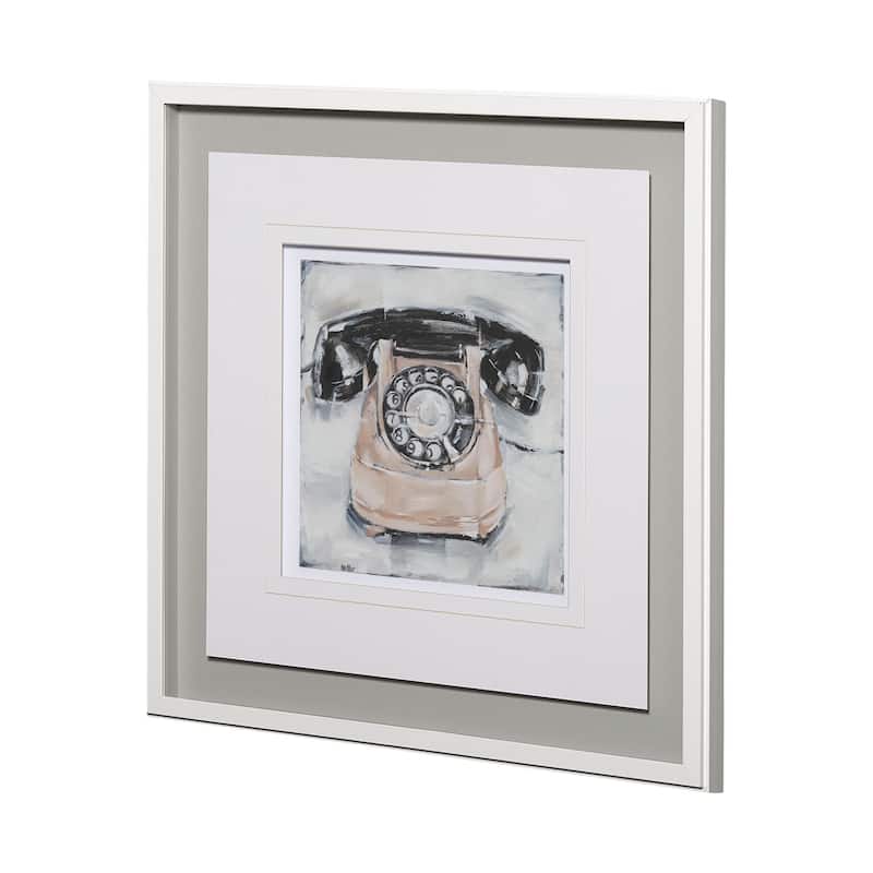 Retro Phone IV Framed Art Print