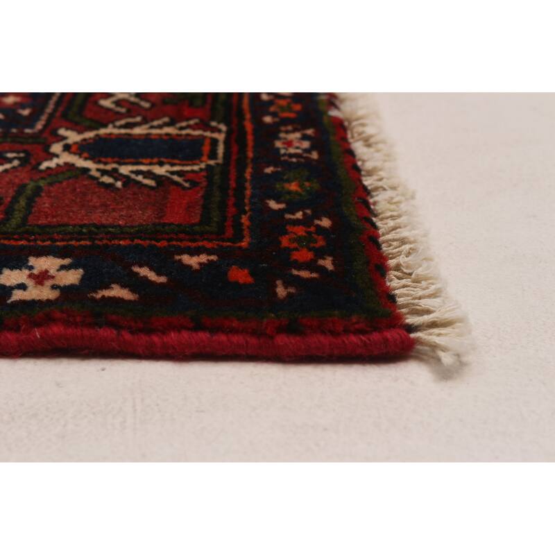 ECARPETGALLERY Hand-knotted Andelz Black Wool Rug - 4'6 x 6'9