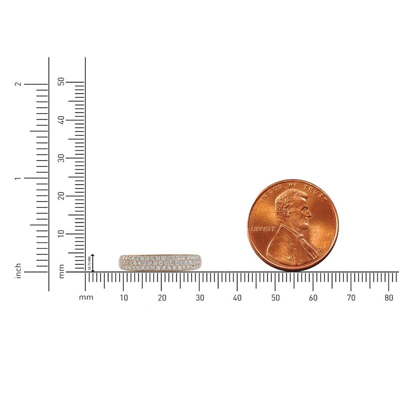 1/2ct TDW Cluster Diamond Wedding Band in 10K Yellow Gold for Women