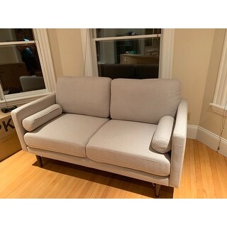 Oana Mid-Century Tapered Leg Seating Collection with Pillows by iNSPIRE Q Modern