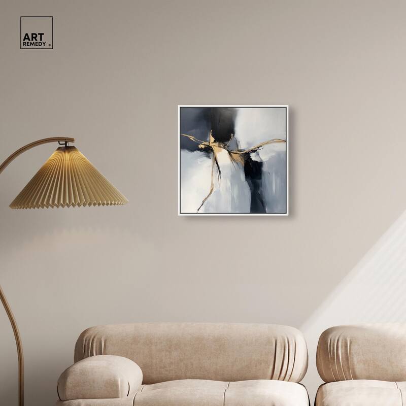 Golden Fissure II Canvas by Art Remedy